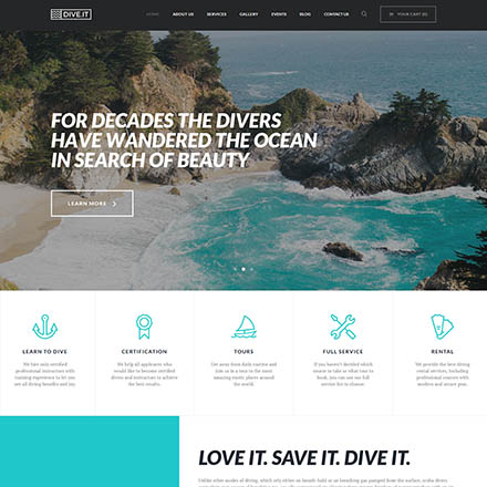 ThemeForest DiveIt