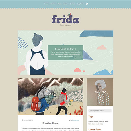 ThemeForest Frida