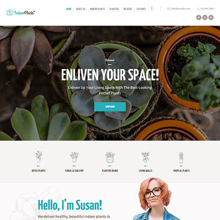 ThemeForest Indoor Plants