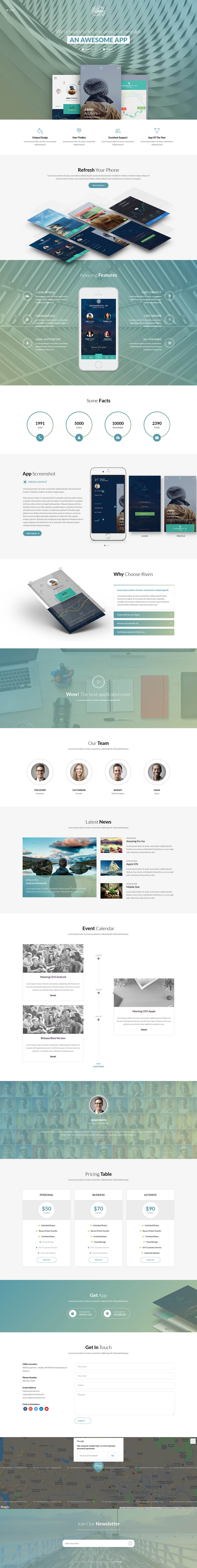 WordPress template ThemeForest Riven