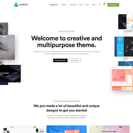 ThemeForest Amber Six