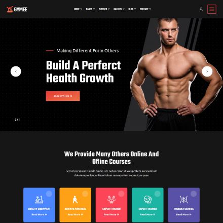 ThemeForest Gymee