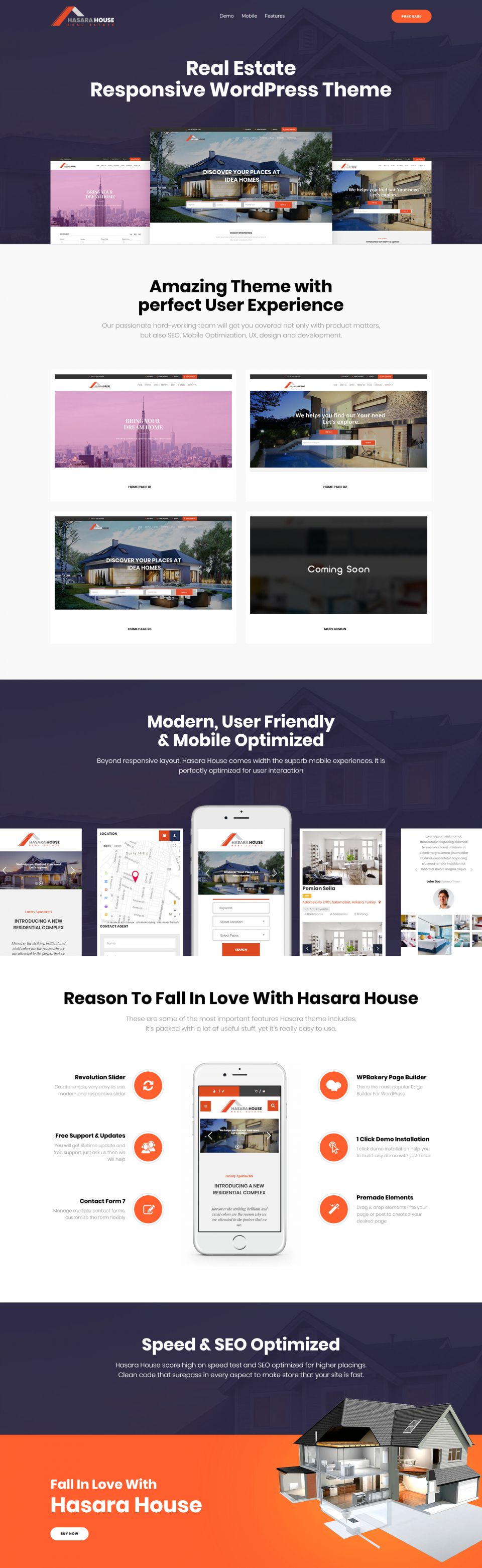 WordPress template ThemeForest Hasara House