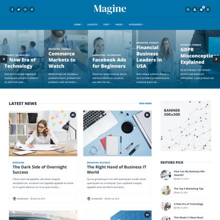 ThemeForest Magine