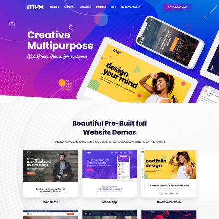 ThemeForest Myx