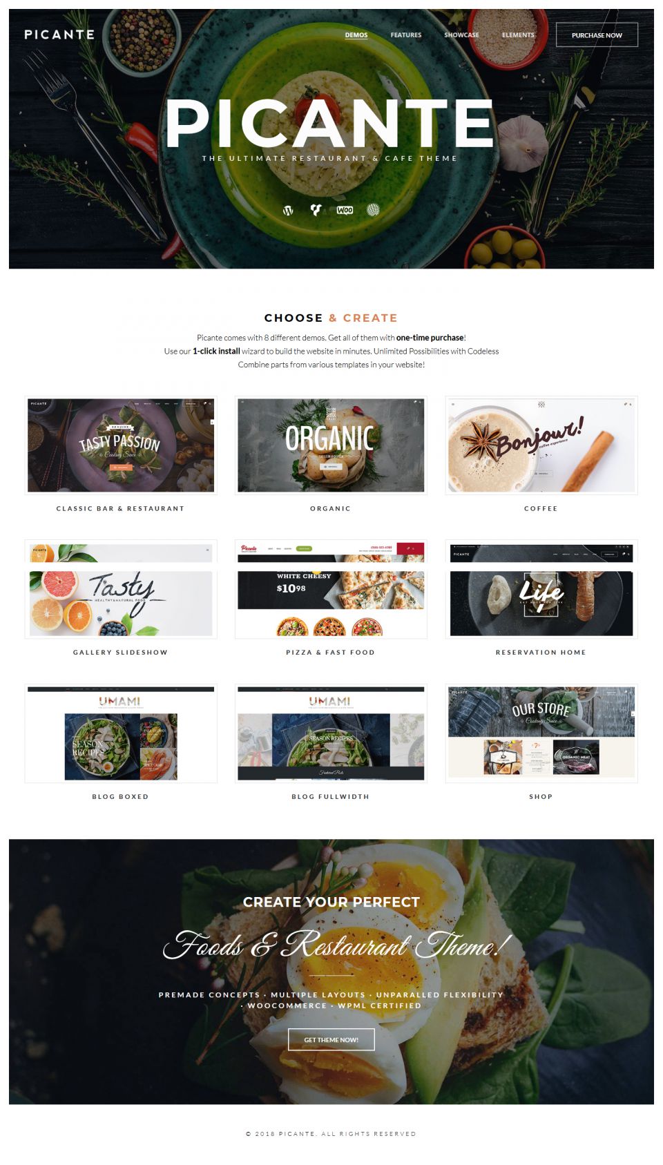 WordPress template ThemeForest Picante