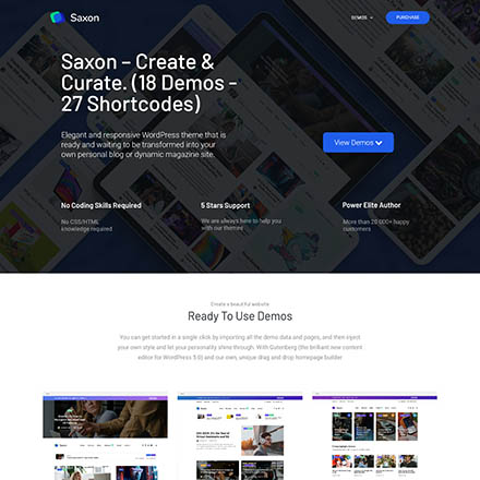 ThemeForest Saxon