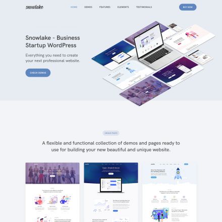 ThemeForest Snowlake