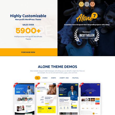 ThemeForest Alone