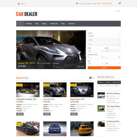 ThemeForest Car Dealer