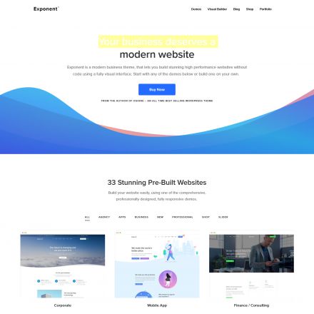 ThemeForest Exponent