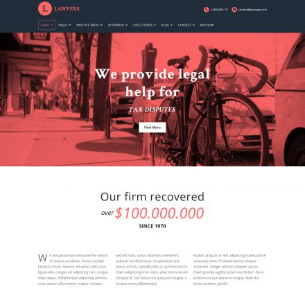 ThemeForest Lawyers