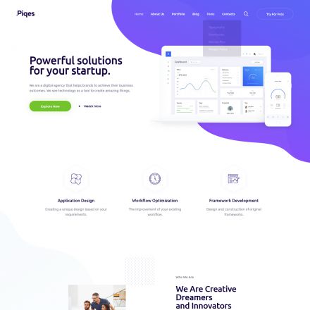 ThemeForest Piqes