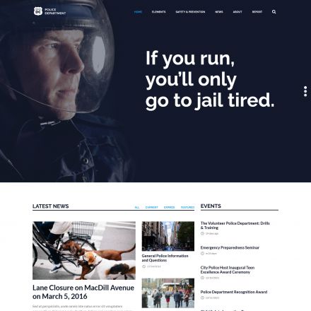 ThemeForest Police Department