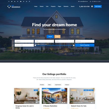 ThemeForest Residence