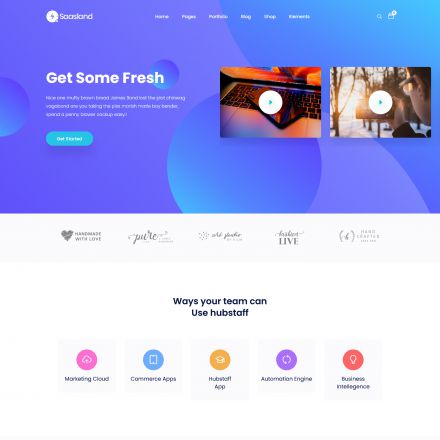 ThemeForest SaasLand