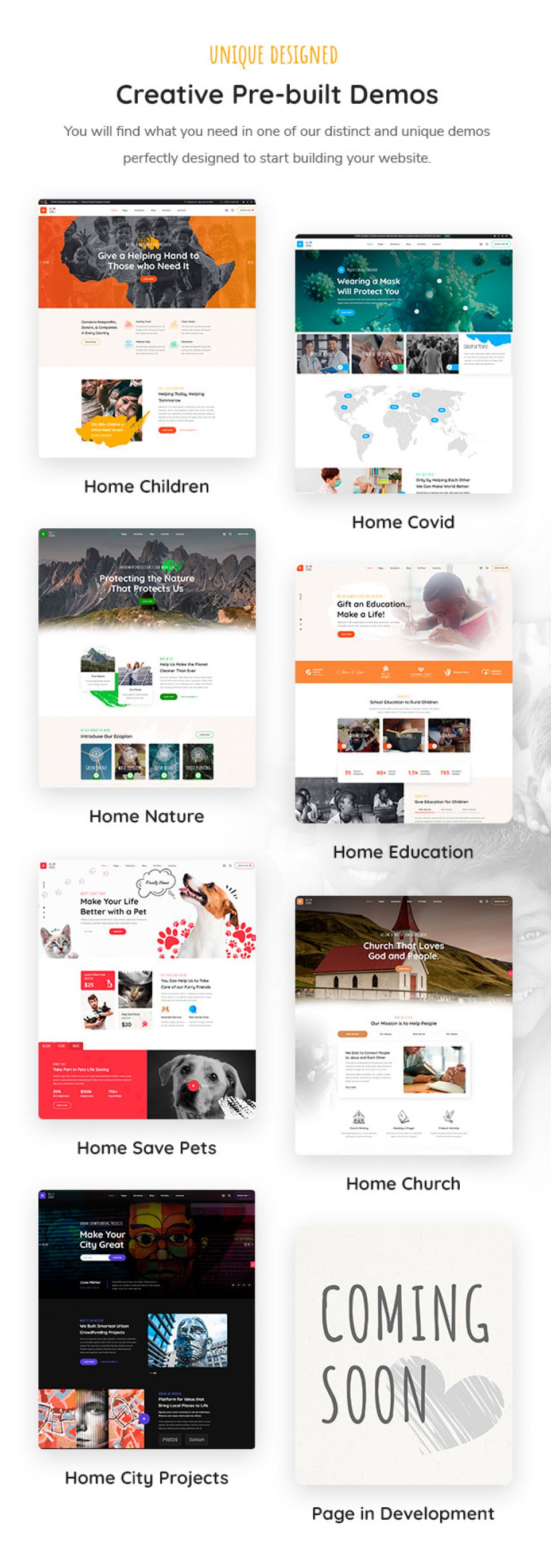 WordPress template ThemeForest BigHearts- WordPress Theme