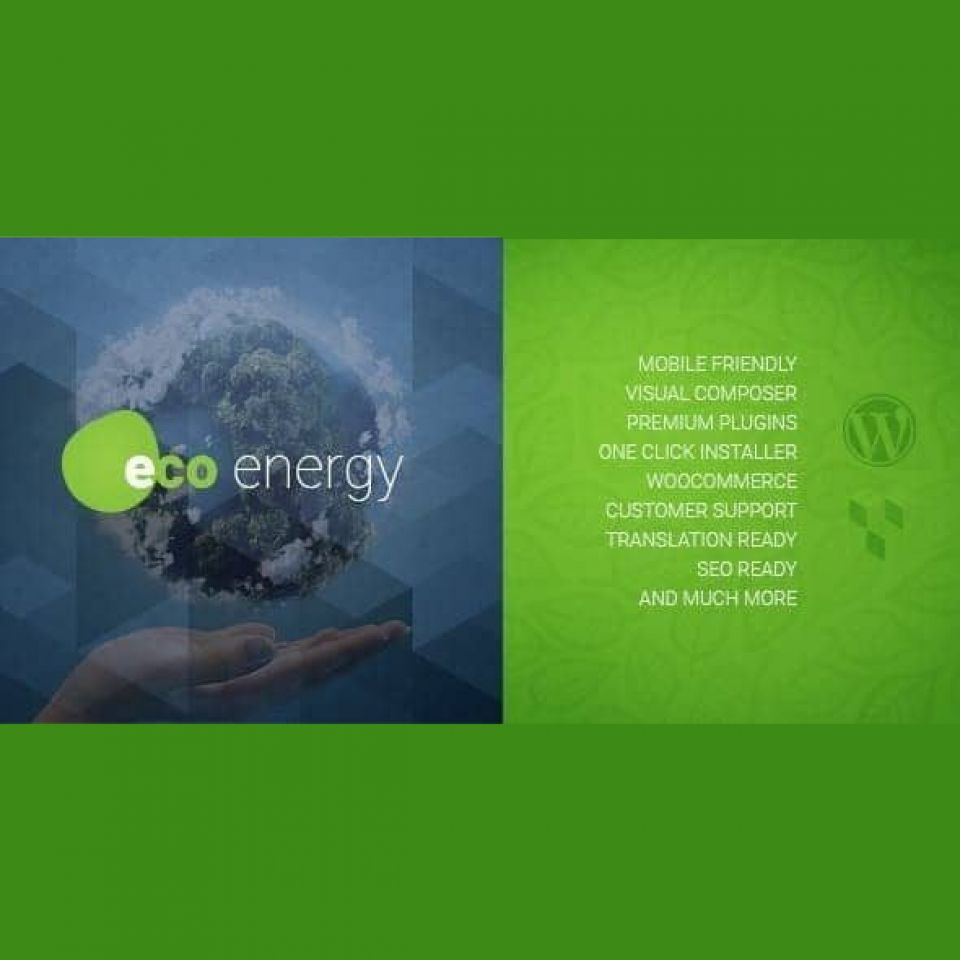 WordPress template ThemeForest ECO Energy