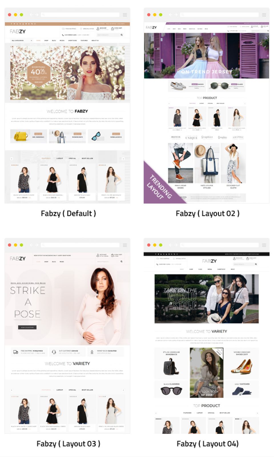 WordPress template ThemeForest Fabzy