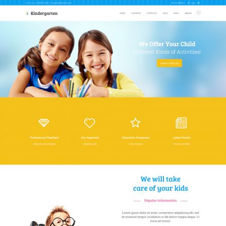 ThemeForest Kindergarten