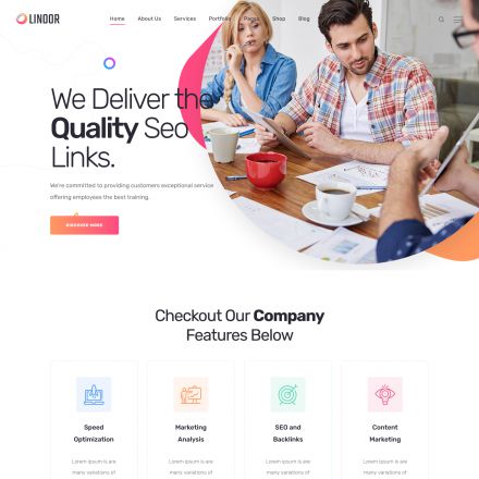 ThemeForest Linoor