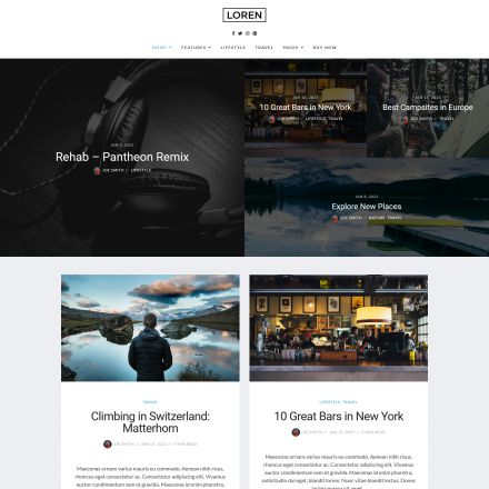 ThemeForest Loren