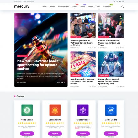 ThemeForest Mercury