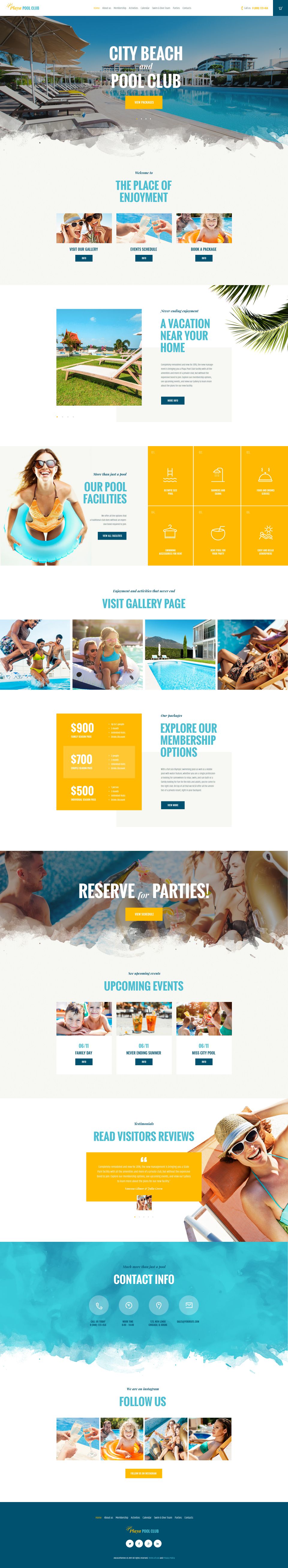 WordPress template ThemeForest Playa