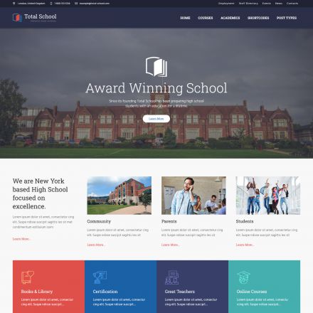 ThemeForest Total School