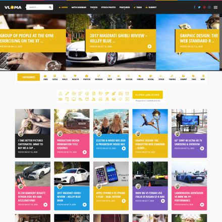 ThemeForest Vloma Grid