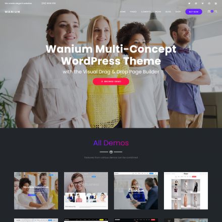 ThemeForest Wanium