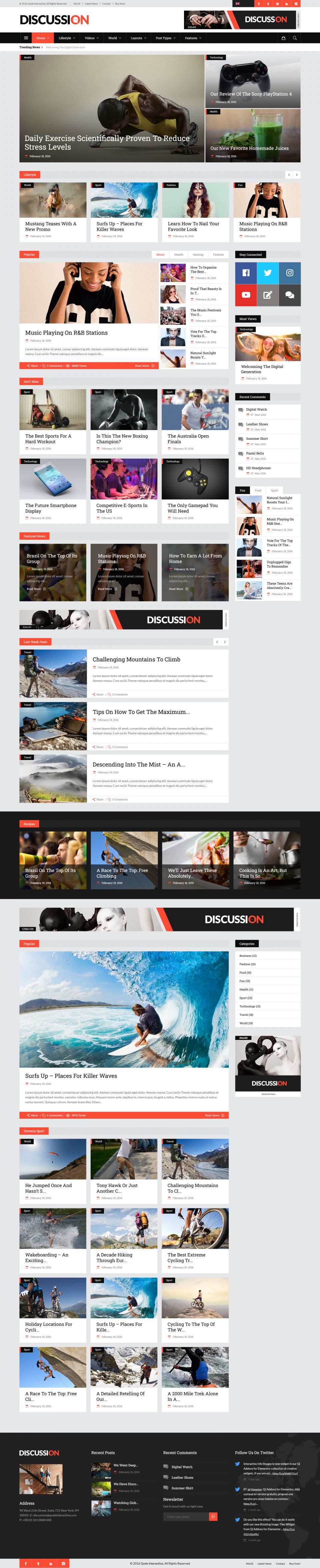 WordPress template ThemeForest Discussion