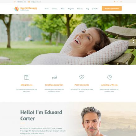 ThemeForest Hypnotherapy