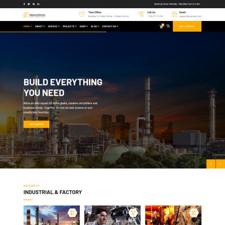 ThemeForest Manufacto