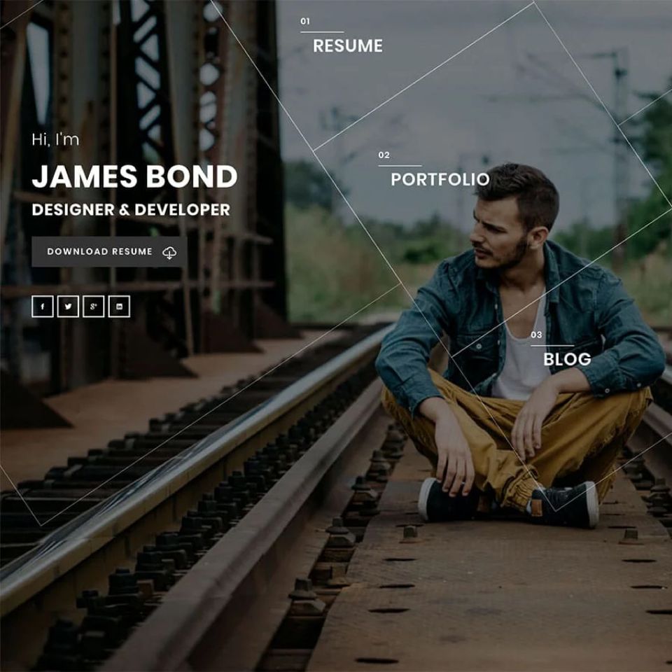 WordPress template ThemeForest Mefolio