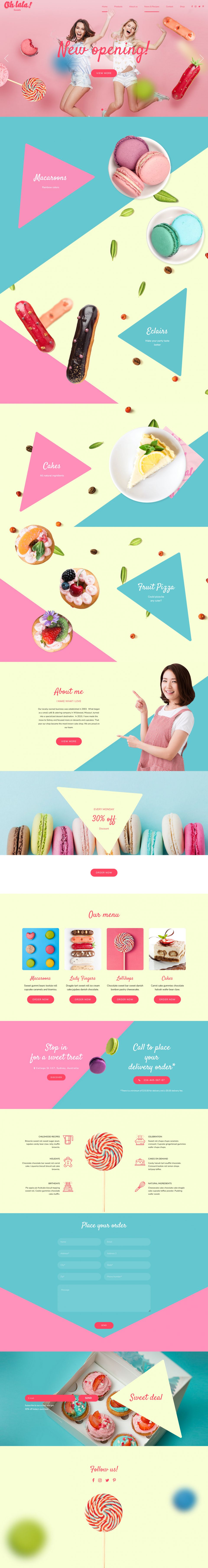 WordPress template ThemeForest Ohlala