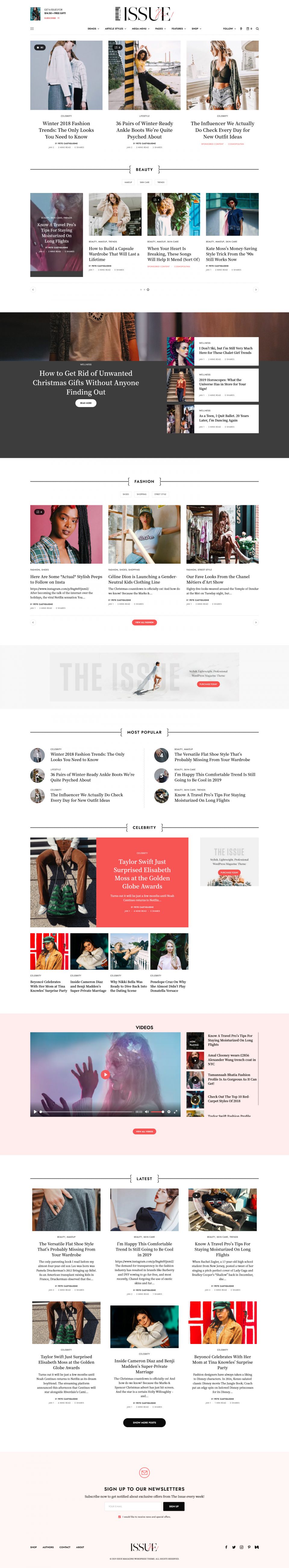 WordPress template ThemeForest The Issue