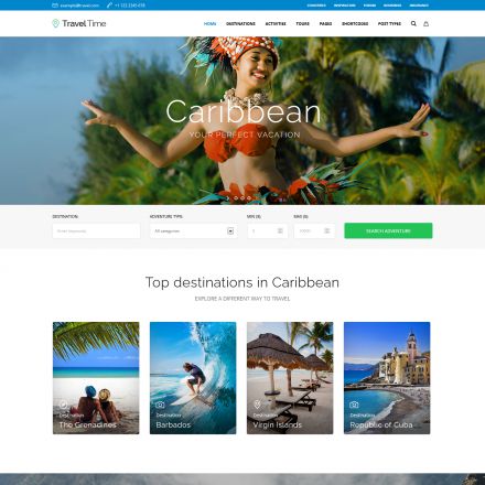 ThemeForest Travel Time