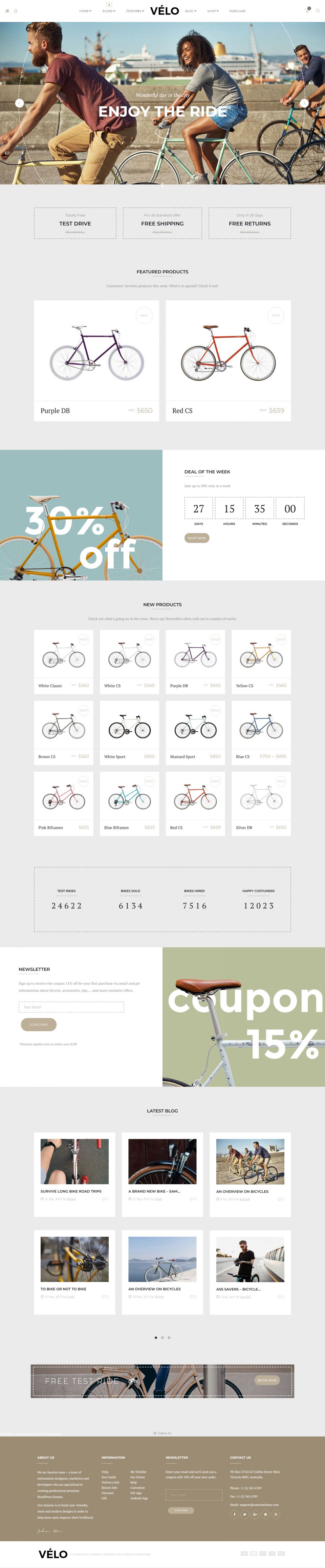 WordPress template ThemeForest Velo