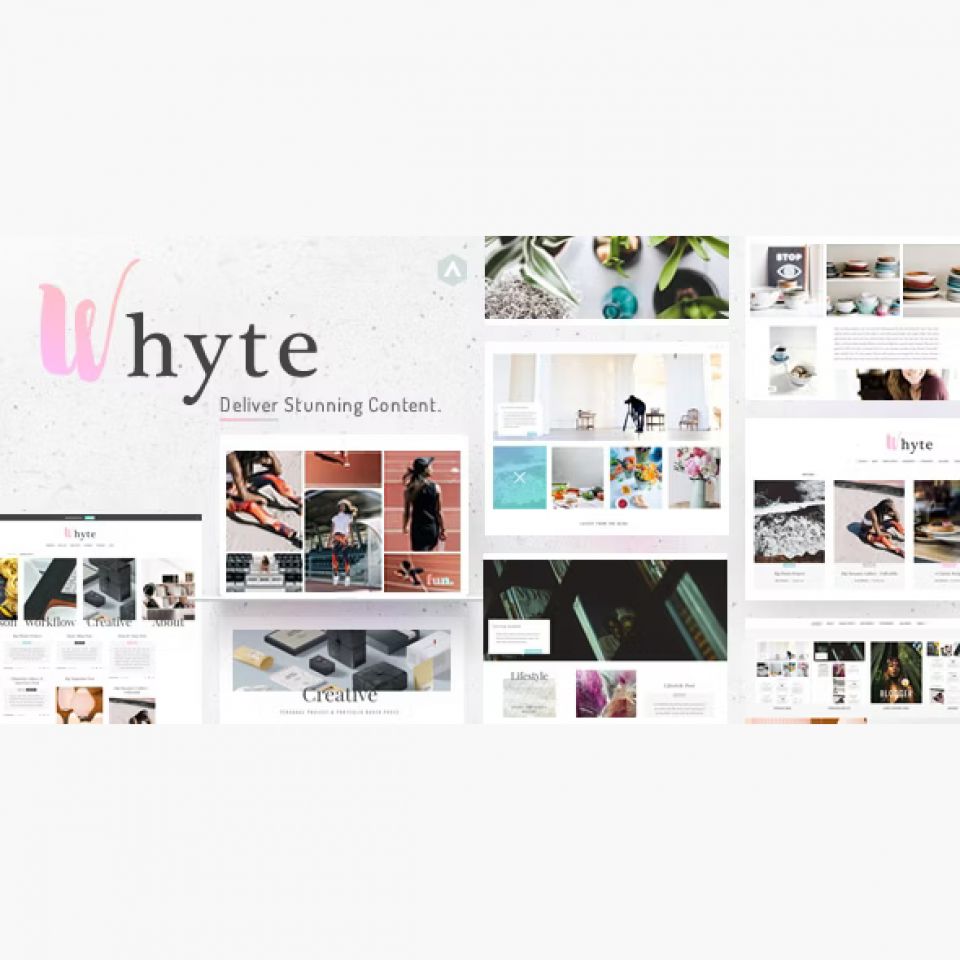 WordPress template ThemeForest Whyte