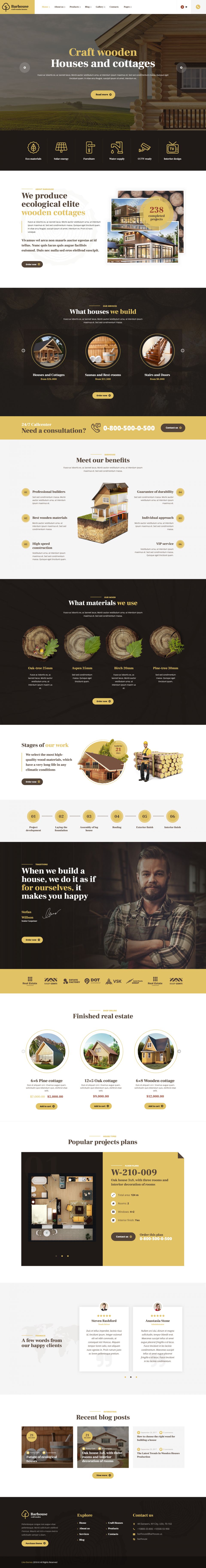 WordPress template ThemeForest Barhouse