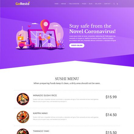 ThemeForest GoResto