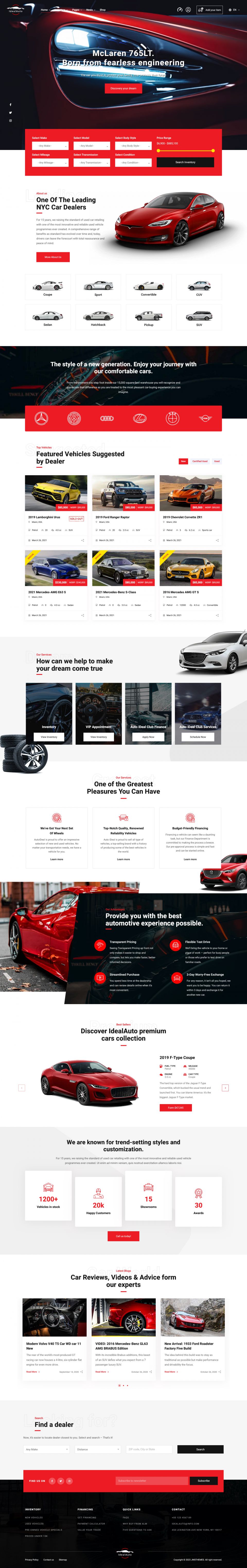 WordPress template ThemeForest IdealAuto