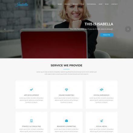 ThemeForest Isabella