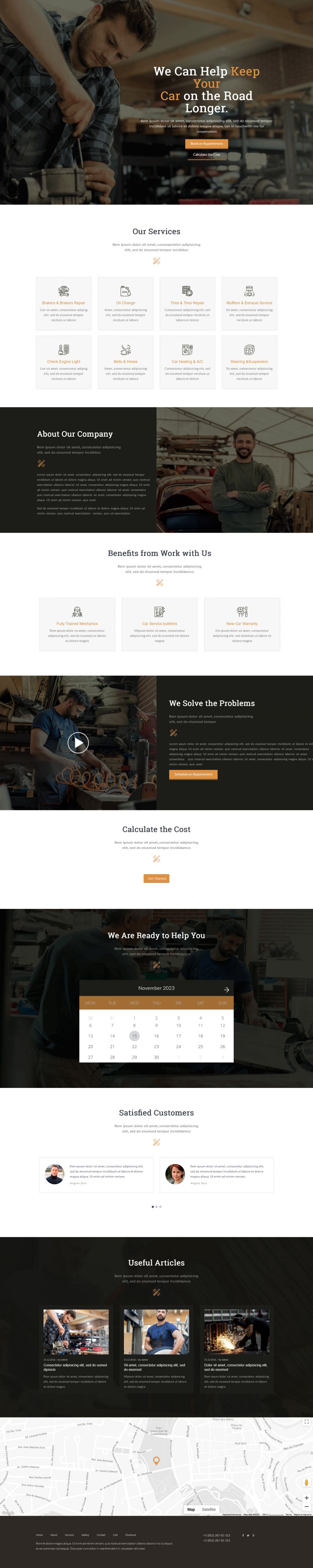 WordPress template ThemeForest Mechanic