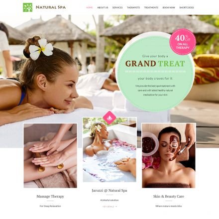 ThemeForest Natural Spa