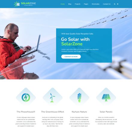 ThemeForest Solar Energy