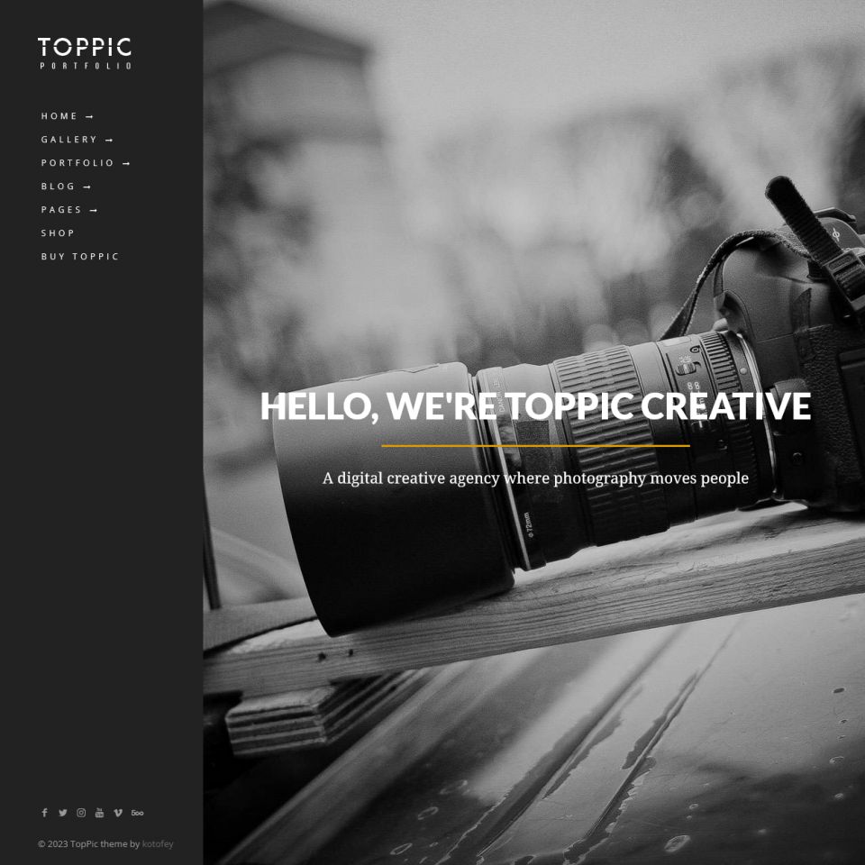 WordPress template ThemeForest TopPic