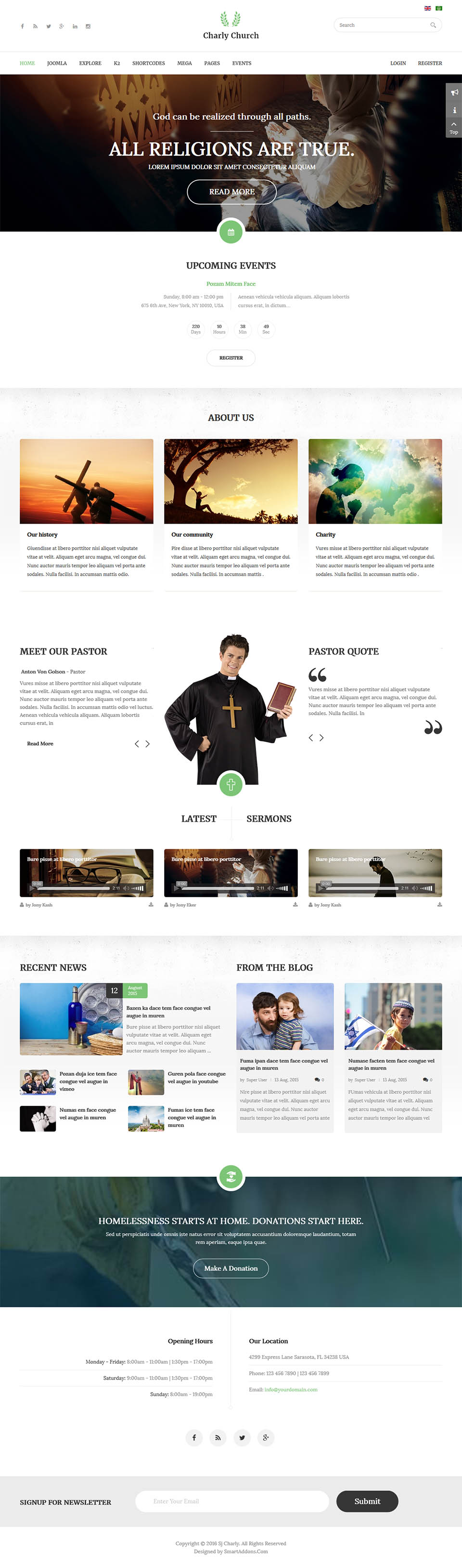 Joomla template SmartAddons Charly