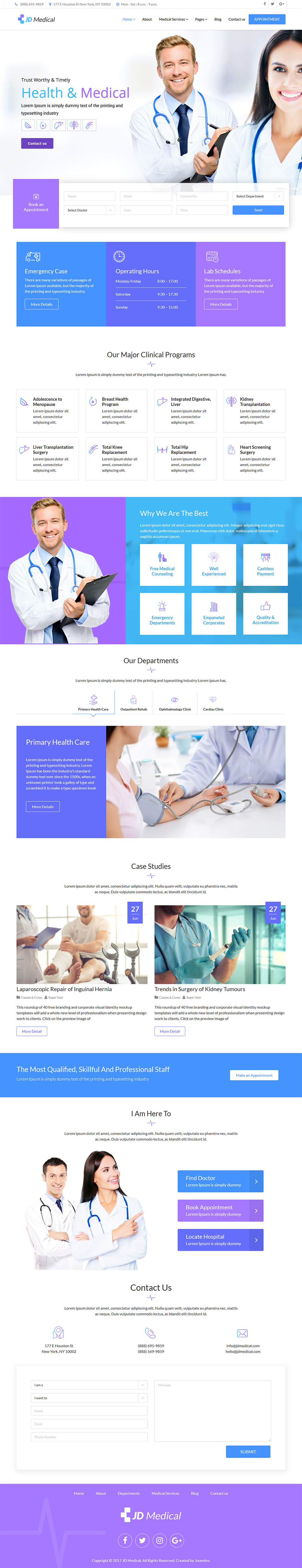 Joomla template ThemeForest JD Medical